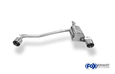 Endschalldämpfer Ausgang rechts/links - 1x114 Typ 25 rechts/links passend für: Suzuki Swift V